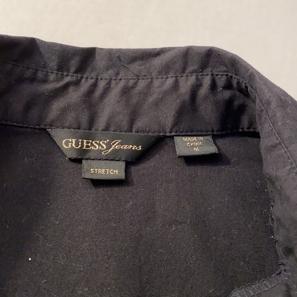 Vintage Y2K Guess Black button down tunic / dress - Picture 3 of 13